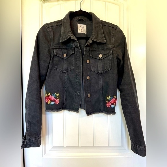 Denim&Co Jackets & Blazers - Black Denim Jacket